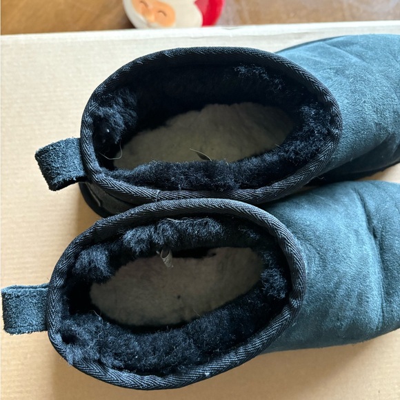 UGG Classic Ultra Mini Boots Black - Picture 7 of 9